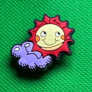 🌼 (5/$10 or 10/$15) NEW “I love Gardening” Croc Charm Collection Sun with cloud